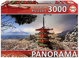 פזל 3000 פגודה והר פוג'י ביפן פזל 3000 פגודה והר פוג'י ביפן