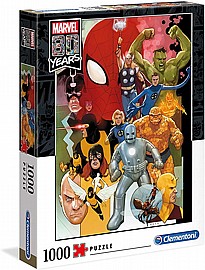 פזל 1000 חלקים 80 שנה לגבורי על MARVEL פזל 1000 חלקים 80 שנה לגבורי על MARVEL