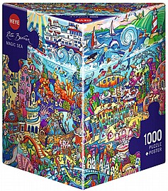 פזל 1000 חלקים -משולש- קסם מתחת למים פזל 1000 חלקים -משולש- קסם מתחת למים