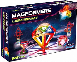 leo lighted set מגה פורמס 55 חלקים leo lighted set מגה פורמס 55 חלקים