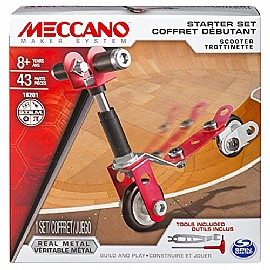 קורקינט למתחילים 42 חלקים MECCANO קורקינט למתחילים 42 חלקים MECCANO