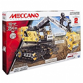 בנייה וחפירה 2 דגמים 254 חלקים MECCANO בנייה וחפירה 2 דגמים 254 חלקים MECCANO