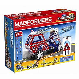 מכוניות הצלה - הרכבת מגנטים מאגפורמרס MAGFORMERS מכוניות הצלה - הרכבת מגנטים מאגפורמרס MAGFORMERS