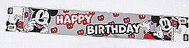 כרזת יום הולדת - HAPPY BIRTHDAY - מיקי מאוס קלאסי כרזת יום הולדת - HAPPY BIRTHDAY - מיקי מאוס קלאסי