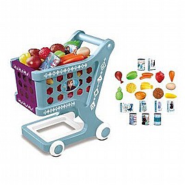 עגלה סופרמרקט +21 חלקים עגלה סופרמרקט +21 חלקים