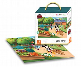 פזל מגנט מיקי מאוס 12 חלקים פזל מגנט מיקי מאוס 12 חלקים