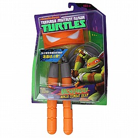 צבי הנינג'ה סט כלי נשק מיכאלנג'לו צבי הנינג'ה NINJA TURTLES צבי הנינג'ה סט כלי נשק מיכאלנג'לו צבי הנינג'ה NINJA TURTLES