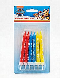 נרות ג'מבו מאויירים - מפרץ ההרפתקאות נרות ג'מבו מאויירים - מפרץ ההרפתקאות