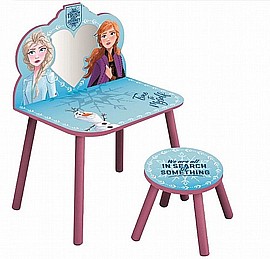 שולחן איפור+שרפרף פרוזן 2 שולחן איפור+שרפרף פרוזן 2
