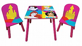 סט שולחן ו-2 כיסאות נסיכות סט שולחן ו-2 כיסאות נסיכות