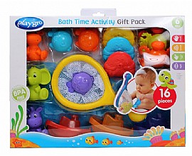 קופסת משחקי אמבטיה 16 חלקים קופסת משחקי אמבטיה 16 חלקים