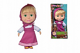 מאשה והדב - בובת מאשה קלאסית 25 ס"מ MASHA AND THE BEAR מאשה והדב - בובת מאשה קלאסית 25 ס"מ MASHA AND THE BEAR
