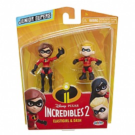 משפחת סופר-על 2 דמויות ELASTICGIRL ו DASH משפחת סופר-על 2 דמויות ELASTICGIRL ו DASH