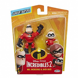 משפחת סופר-על 2 דמויות MR.INCREDIBLE ו JACK-JACK משפחת סופר-על 2 דמויות MR.INCREDIBLE ו JACK-JACK