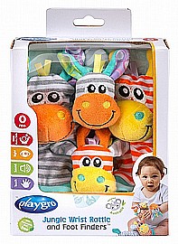 סט רעשן + צמיד יד ורגל סט רעשן + צמיד יד ורגל