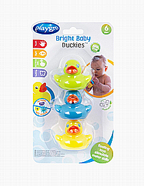 שלישיית ברווזים לאמבטיה playgo שלישיית ברווזים לאמבטיה playgo