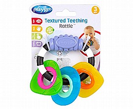 רעשן נשכן טקסטורה פאסטל playgro רעשן נשכן טקסטורה פאסטל playgro