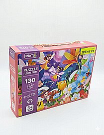פזל 130 חלקים פרחים ופיות 60X44 ס"מ פזל 130 חלקים פרחים ופיות 60X44 ס"מ