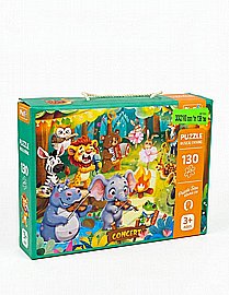 פזל 130 חלקים קונצרט חיות פזל 130 חלקים קונצרט חיות
