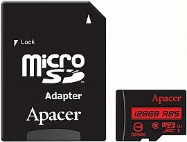 מיקרו אס די microSDHC 128 GB APACER מיקרו אס די microSDHC 128 GB APACER
