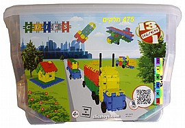 קליקס 475 חלקים מקורי בלגיה וחוברת הוראות קליקס 475 חלקים מקורי בלגיה וחוברת הוראות