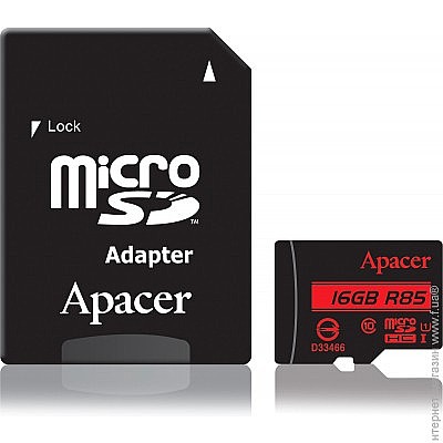 ����� �� �� microSDHC 16 GB APACER