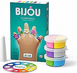 היי קליי - Hey Clay - טבעות פרחוניות - ערכה ליצירת תכשיטים מחימר צבעוני - יצירה בחימר קל בעזרת אפליקציה היי קליי - Hey Clay - טבעות פרחוניות - ערכה ליצירת תכשיטים מחימר צבעוני - יצירה בחימר קל בעזרת אפליקציה