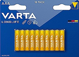 10 ������ "AAA" ������� VARTA