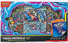 פוקימון מקורי - Pok?mon Trading Card Game: Mega Greninja ex Premium Collection פוקימון מקורי - Pok?mon Trading Card Game: Mega Greninja ex Premium Collection