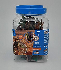 דלי גדול 30 דינוזאורים D6604 ANIMAL PLANET (מגיע בצנצנת קשיחה) דלי גדול 30 דינוזאורים D6604 ANIMAL PLANET (מגיע בצנצנת קשיחה)