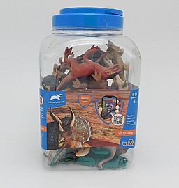 דלי גדול 40 דינוזאורים D6704 ANIMAL PLANET דלי גדול 40 דינוזאורים D6704 ANIMAL PLANET