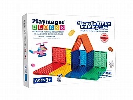 פליימאגר משטחי מגנט מותאמים ללגו 16 חלקים פליימאגר משטחי מגנט מותאמים ללגו 16 חלקים