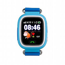 KidiWatch - שעון גי.פי.אס חכם מסך מגע - צבע תכלת KidiWatch - שעון גי.פי.אס חכם מסך מגע - צבע תכלת