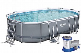 BESTWAY בריכה אובלית (אולטרה) 488X305X107 הכל כלול חבילת בסיס BESTWAY בריכה אובלית (אולטרה) 488X305X107 הכל כלול חבילת בסיס
