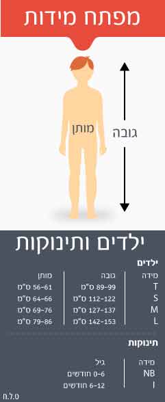 מידות ילדים