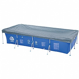 כיסוי אפור איכותי לבריכה 549X305X122 ס"מ כיסוי אפור איכותי לבריכה 549X305X122 ס"מ